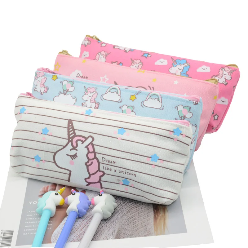 12 шт. Единорог Estuche Lapices Карандаш Чехол Estojo Escolar Kalem Kutusu Etui Kawaii юбки карандаш для