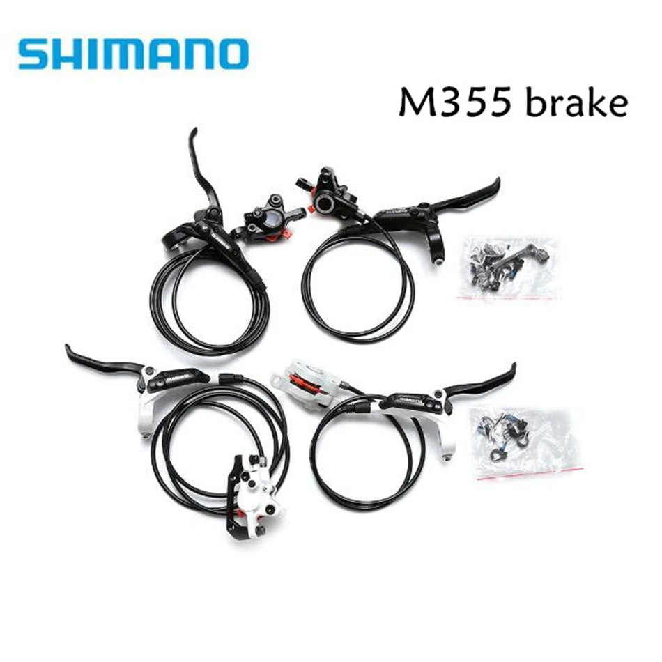 SHIMANO велосипед гидравлические тормоза shimano M355 диск спереди/сзади масла тормоз