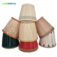 fabric shade lamp cover crystal candle pendant lights special lampshade morden exquisite art deco cover home decor
