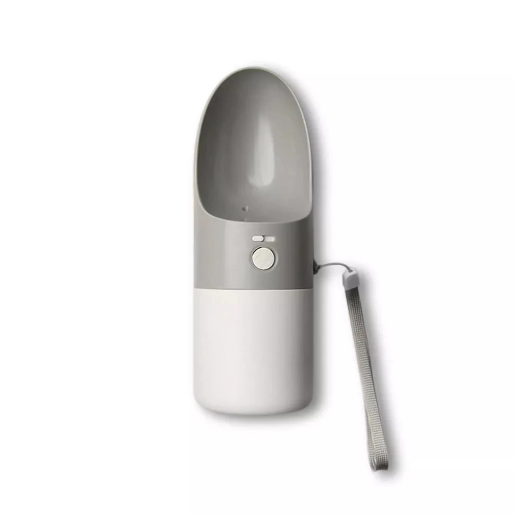 Grey Горячая Xiaomi ROCKET Pet бутылка для воды портативная дорожная миска для воды для собак кошачья чашка для питья открытый диспенсер для воды для собак 27 - Цвет: Grey