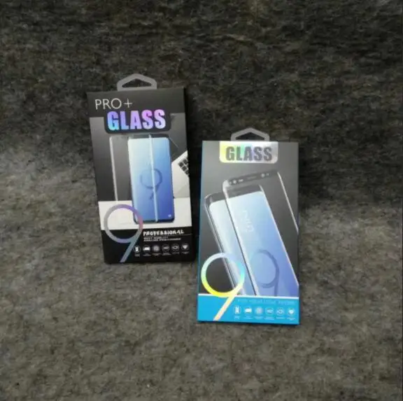 163*88*8 мм 9H pro пластиковая Розничная коробка чехол для Samsung Galaxy Note 8 Стекло S8 s9 Plus