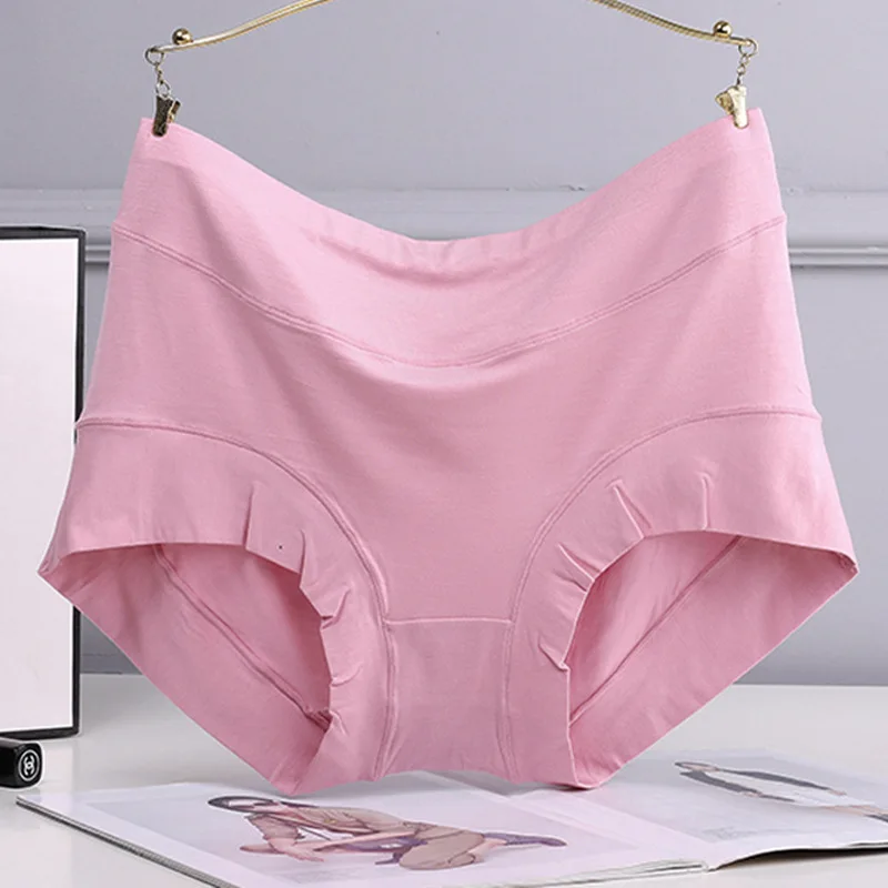 QA287 New Style Women Underwear High Waist Panties Solid Comfortable Modal Briefs Elastic Female Lingerie Underpants