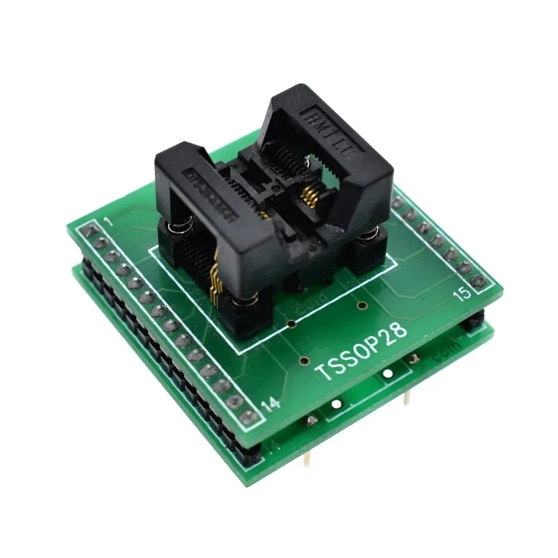 Адаптер TSSOP8 к DIP28 TL866A TL866CS программатор адаптер SSOP8 IC тестовый разъем шаг 0 65