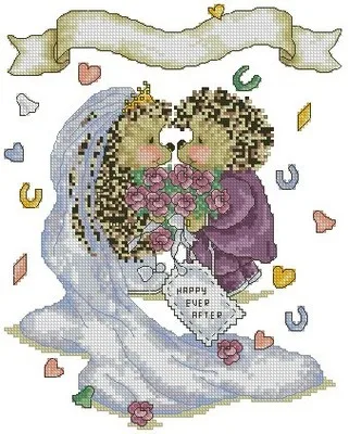 

Рукоделие, сделай сам вышивка крестом, наборы для вышивки, 11CT & 14CT & 16CT, ежик свадьба