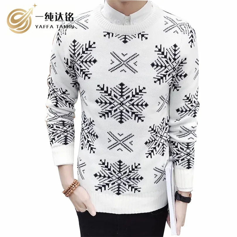 

Свитер мужской с принтом, однотонный, с О-образным вырезом и длинными рукавами, размеры XXL, 2017