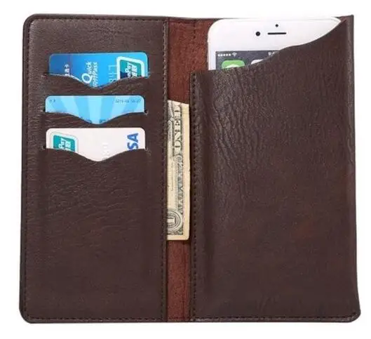 Кожаный футляр для телефона в виде книжки с отделением карт philips s318 s310 s327 x586 x588 s386