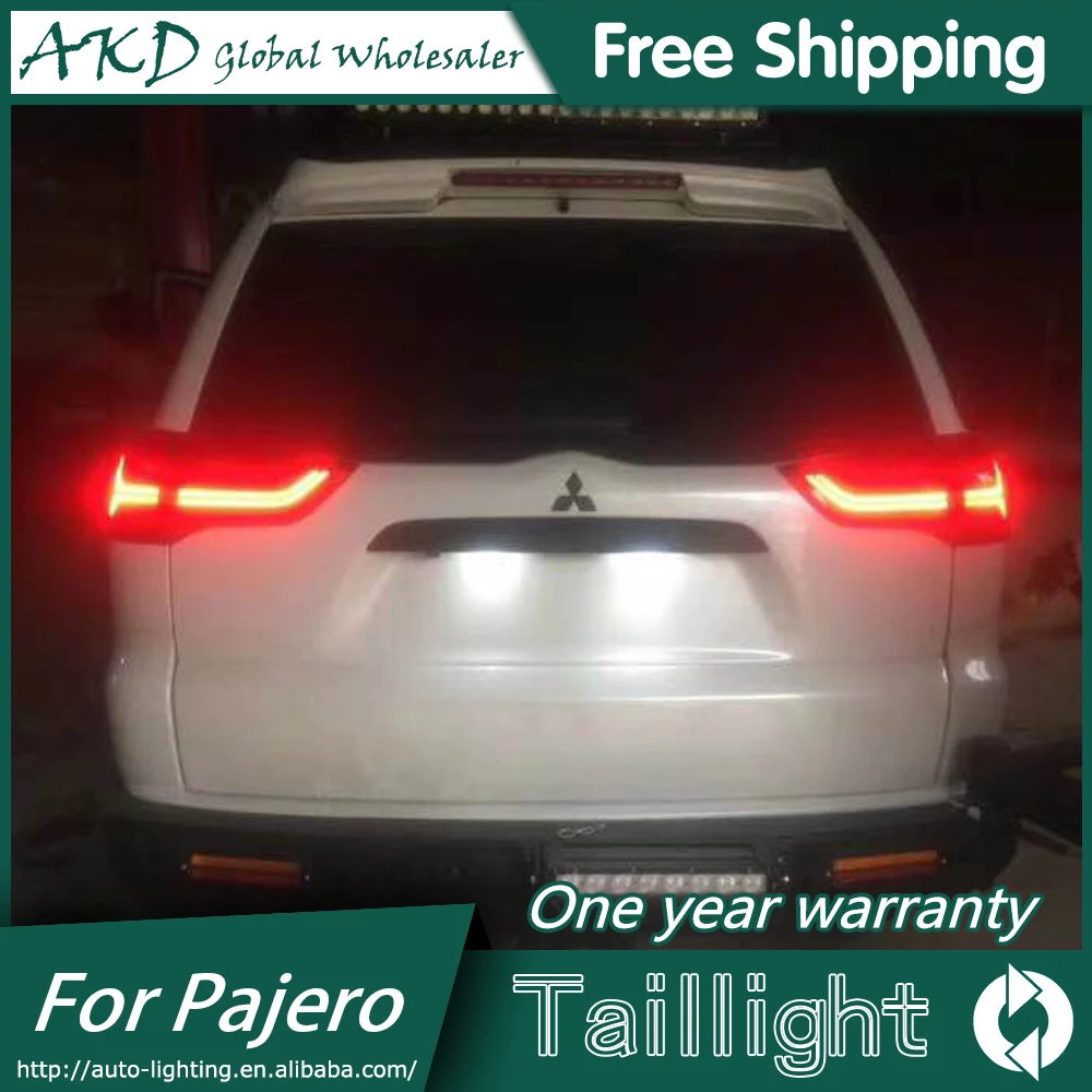 AKD автомобильный Стайлинг задний фонарь для Mitsubishi Pajero Montero Sport 2011- полный светодиодный задний светильник в сборе