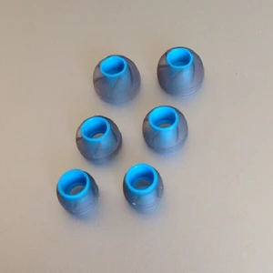 NiceHCK 3 пары (6 шт.) L M S вкладыши Наушники спиральные силиконовые вкладыши для KZCCATRN