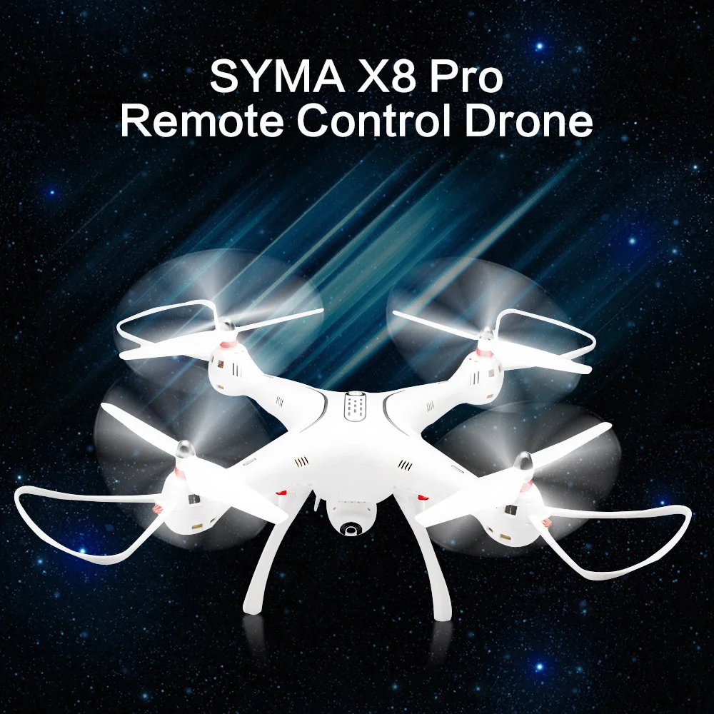 Высокое качество SYMA X8 Pro gps RC Квадрокоптеры WiFi FPV 720P камера удержание высоты один