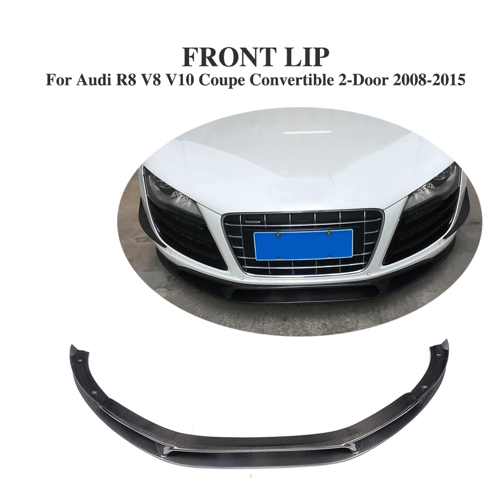 

Carbon Fiber Front Lip Bumper Diffuser for Audi R8 GT V8 V10 2007-2016 Front Bumper Guard