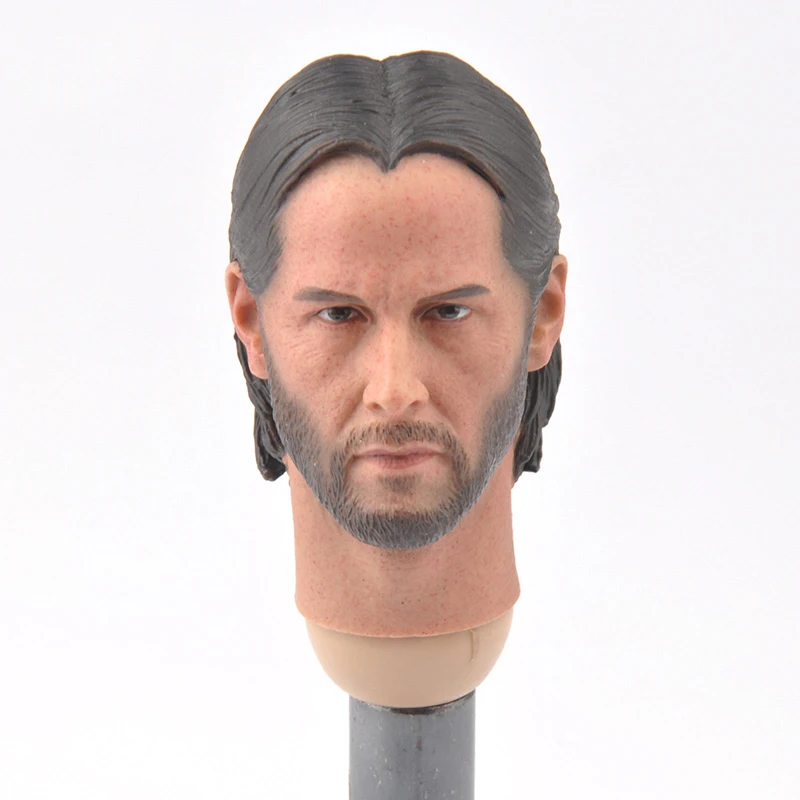 1/6 весы мужской фигуры аксессуар Джон фитиль Keanu головы лепить с заклепками по