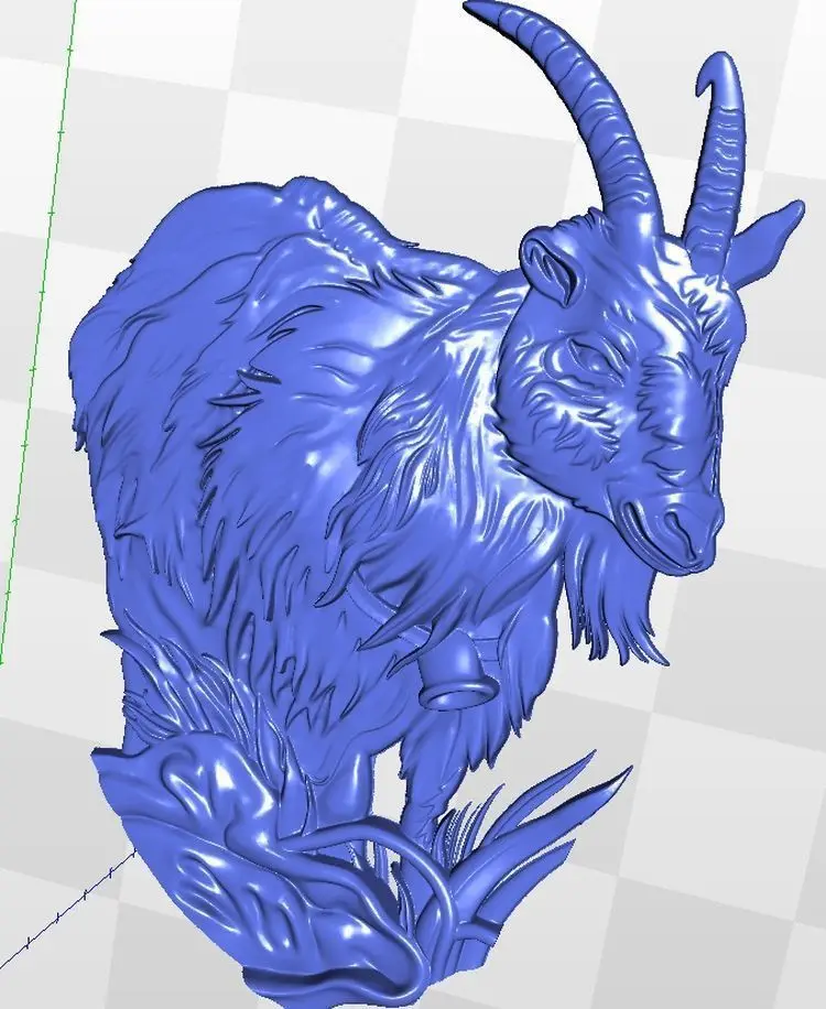 

3d model relief for cncgoat_1 in STL file format