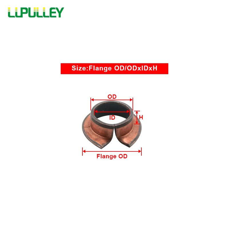 LUPULLEY Фланцевая безмасляная втулка самосмазывающийся подшипник фотоподшипник
