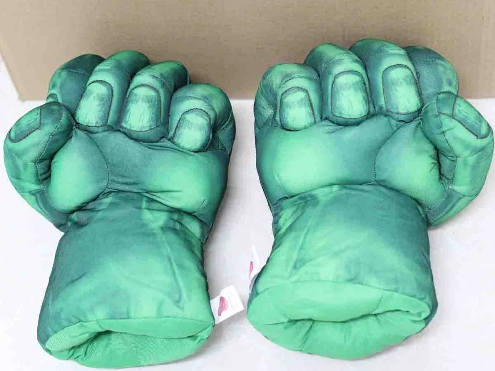 Зеленый Халк Плюшевые перчатки боксерские глушитель|hulk plush|gloves hulkhulk gloves |