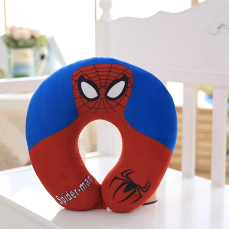 Мстители U Форма плюшевая подушка для шеи укомплектованы аниме Superman Spiderman Batman