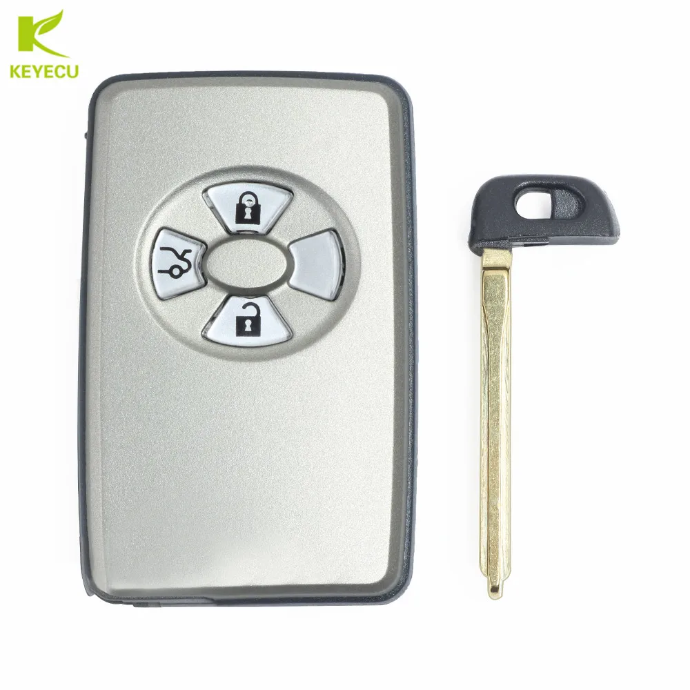 Новинка запасной чехол KEYECU для ключа с дистанционным управлением 2/3/4 кнопок Toyota