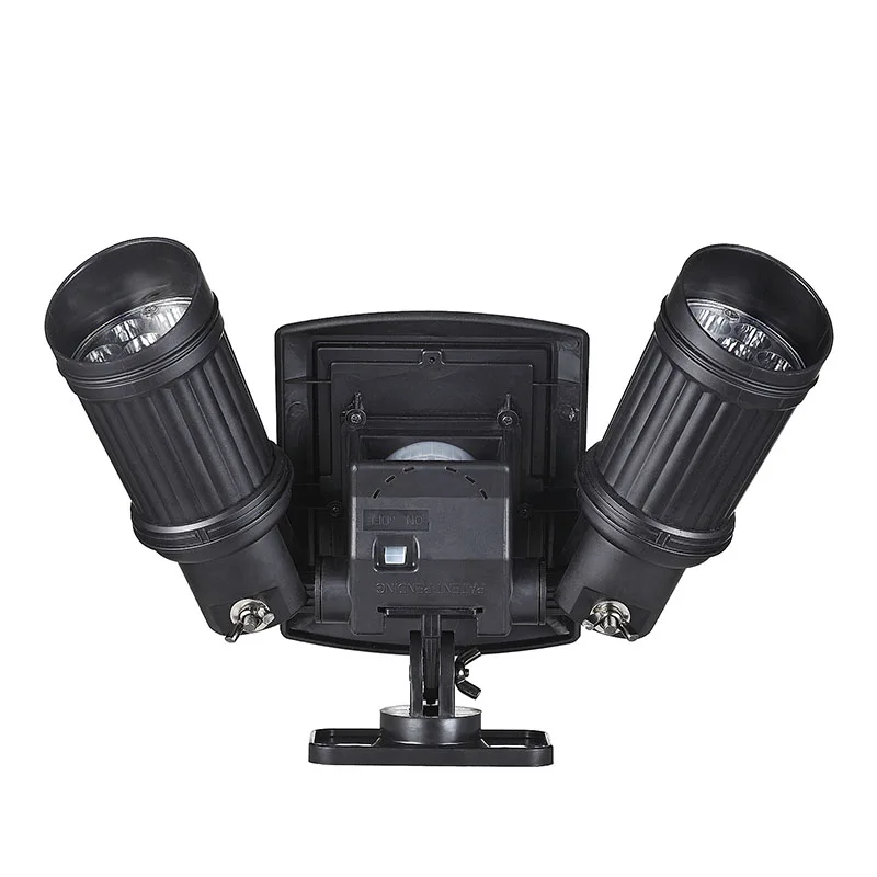 TAMPROAD Открытый 14 LED Солнечная энергия с двумя головками PIR датчик движения садовая