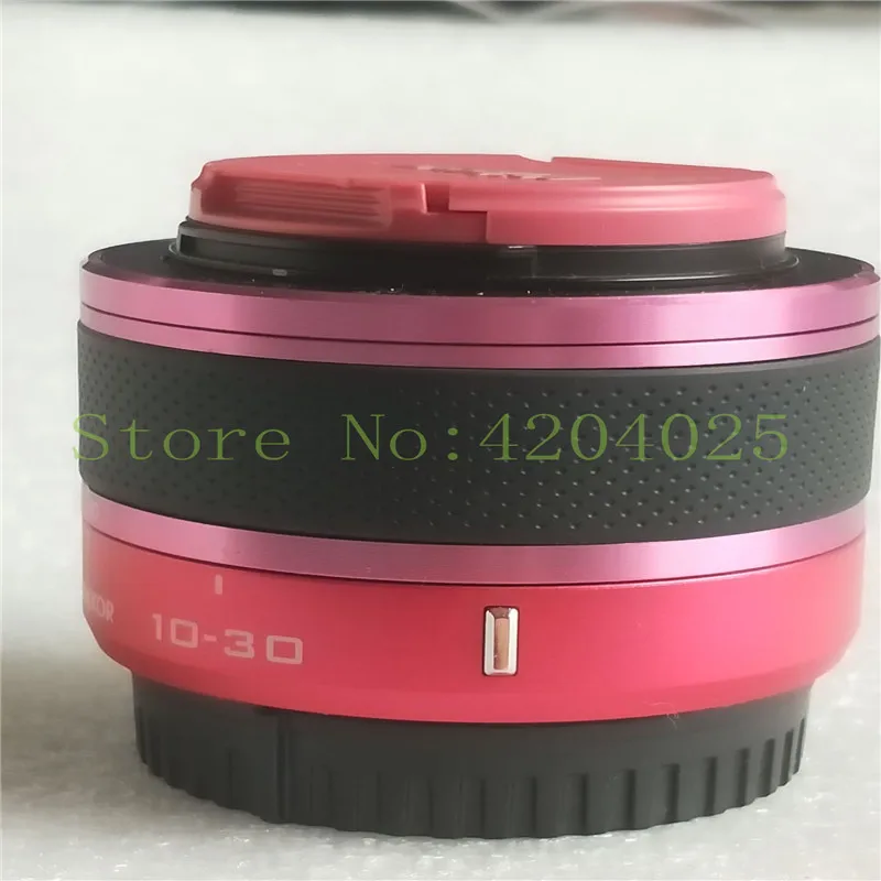 pink Зум-объектив для Nikon 1 10-30 мм V1 V2 V3 J1 J2 J3 J4 J5 10-30 f/3,5-5,6 беззеркальная камера(б/у - Цвет: pink