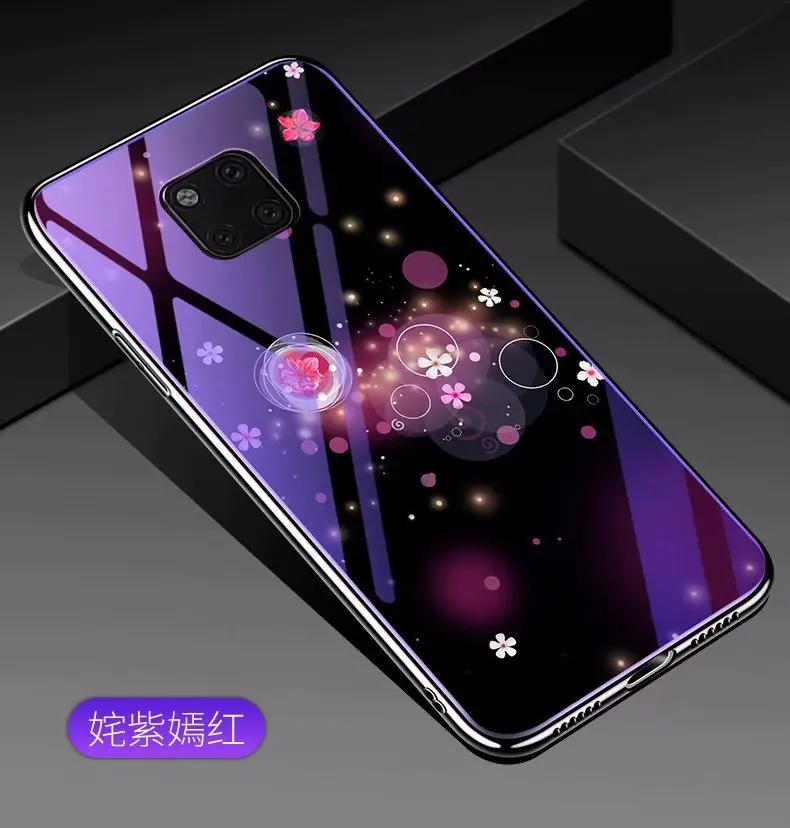 Мягкий силиконовый чехол для huawei mate 20 Pro+ жесткое закаленное стекло bluelight, защитный чехол на заднюю панель для huawei mate 20 20pro