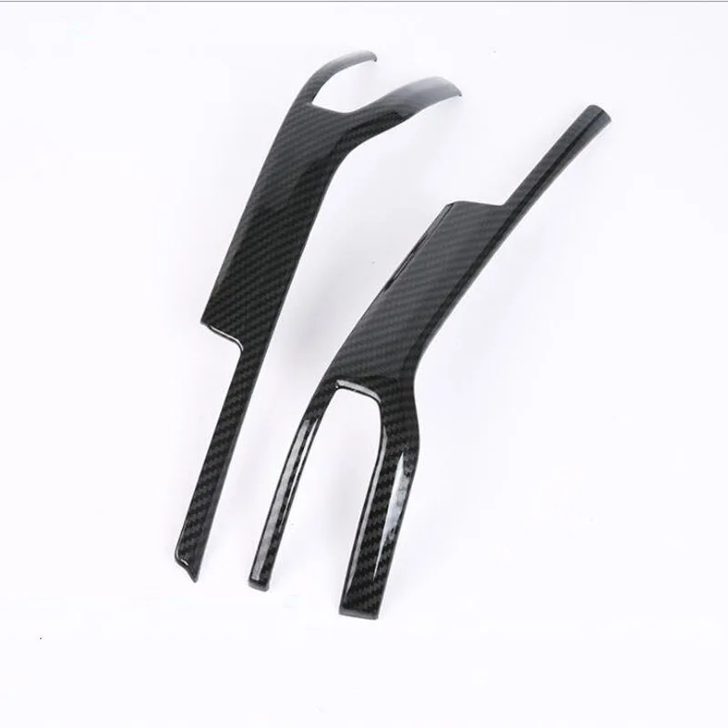 For Hyundai ix35 2018 2PCS ABS Chrome Carbon Fiber Car Side Door Rearview Mirror Protect Strip Cover Trim Styling Accessory | Автомобили и