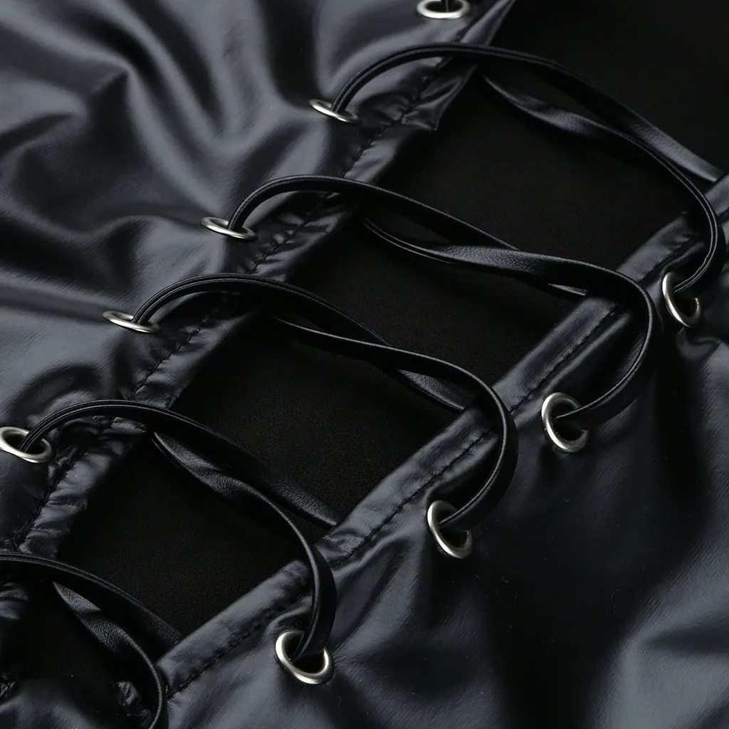 Платье Jaycosin сексуальное простое женское платье из искусственной кожи облегающее