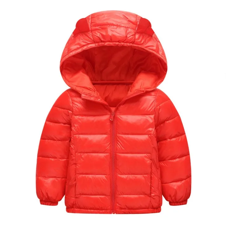 Пальто с капюшоном для маленьких девочек и мальчиков куртка на зиму весну