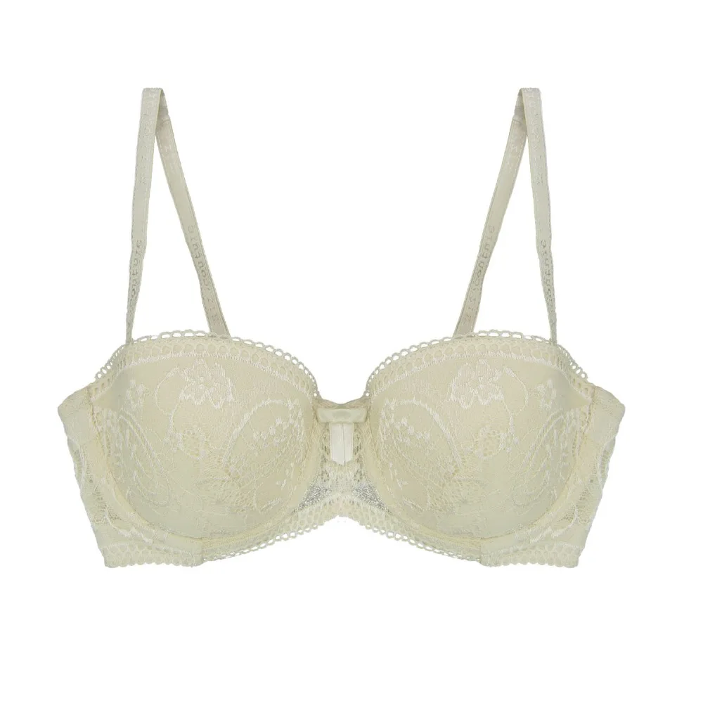 Женские кружевные бюстгальтеры пуш ап синие черные бежевые Бюстгальтеры без