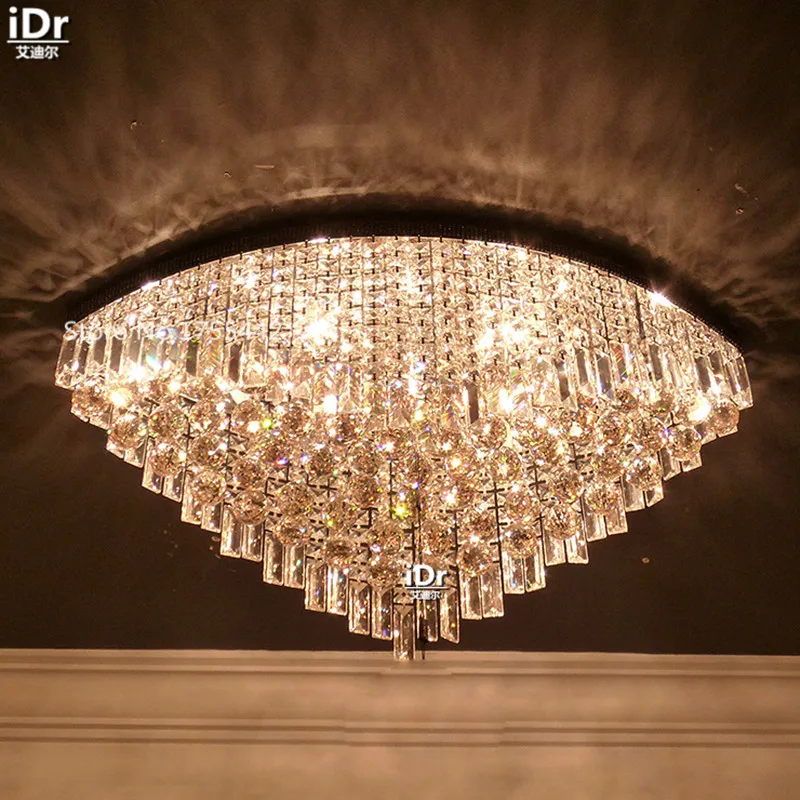 Континентальная столовая хрустальная лампа для спальни LED минималистский