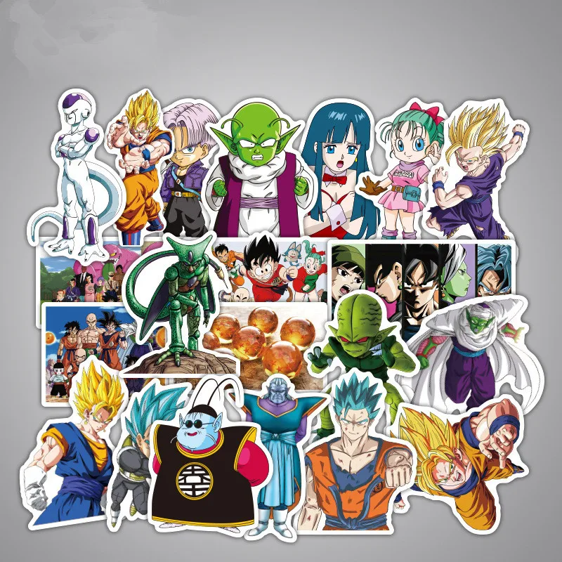 36 шт./компл. аниме наклейки Saiyan Goku для багажа крутые детей ноутбука Y180837 | Дом и сад