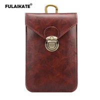 fulaikate 5 7 universal bag for huawei honor 6plus crazy horse pattern 3 grid case vertical leisure pockets for huawei p7p8