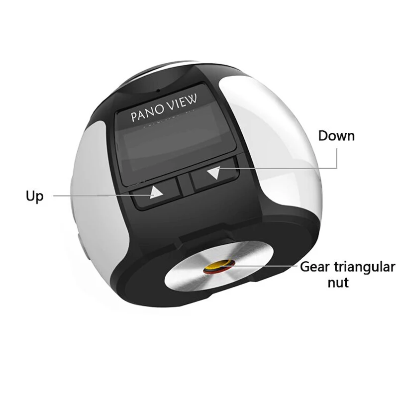 QUIDUX Новый Мини V1 360 Панорамная Камера VR Виртуальная Реальность спорт Камеры 4 К 16MP