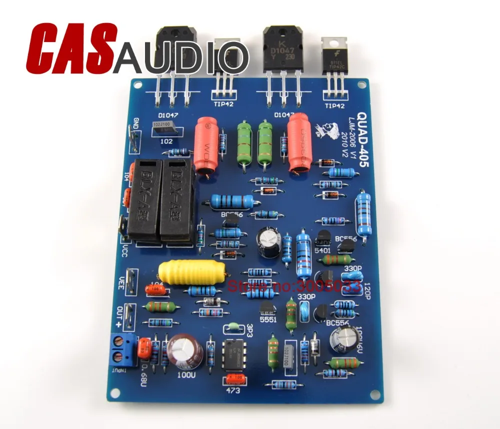 2 шт сборный усилитель мощности QUAD405 готовая плата с KTD1047 (2 канальный)|amplifier