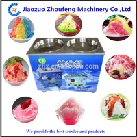 commercial fried ice machine double pan fried icecream machine