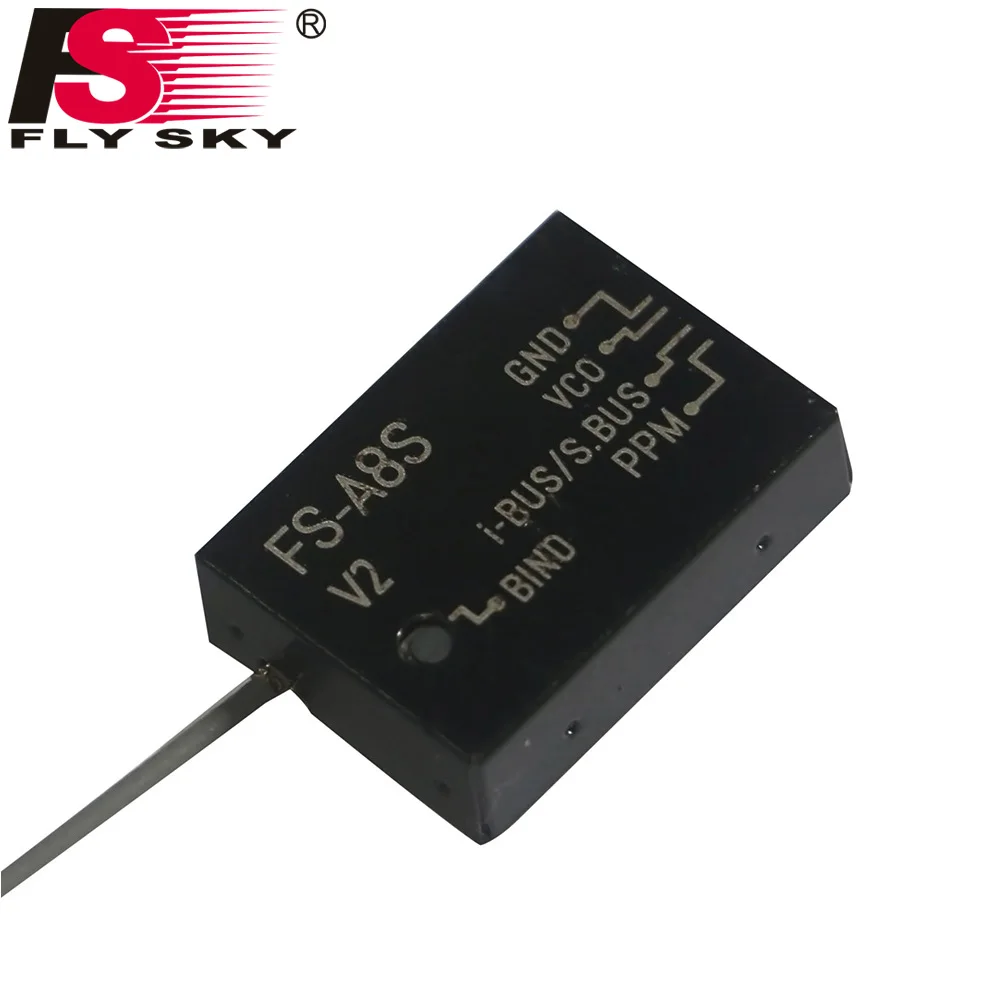 Приемник FATJAY FlySky Φ V2 с предохранителем EMF shiled 8 18 каналов 2 4 ГГц Совместимый
