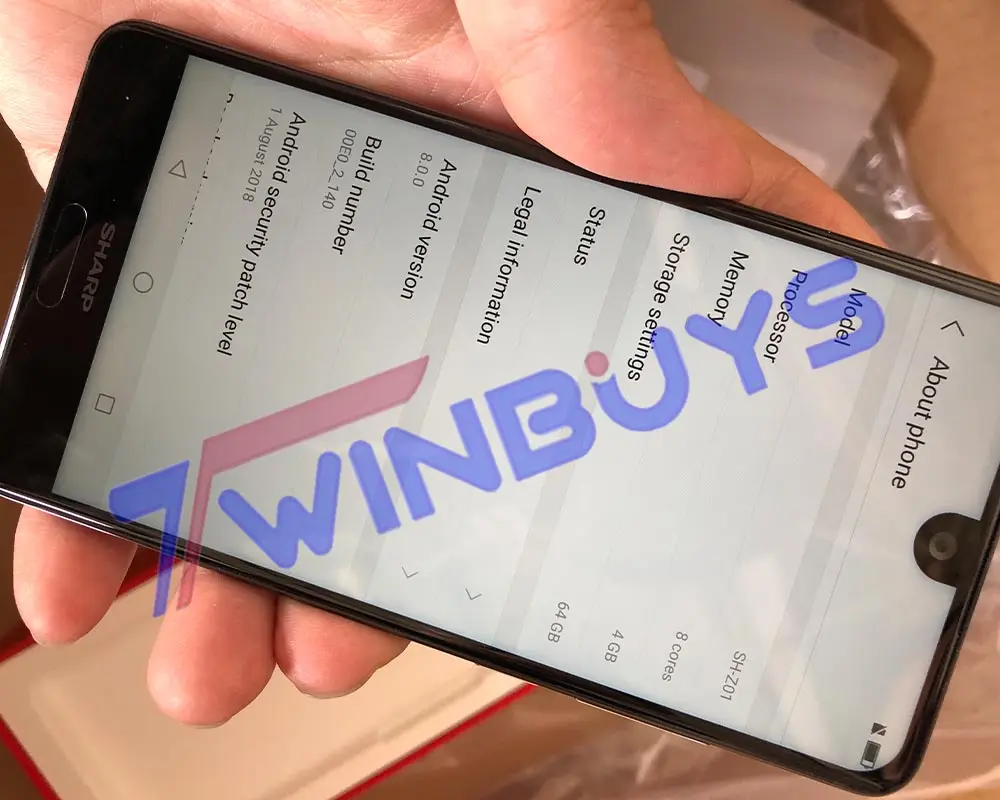 SHARP AQUOS C10 S2 мобильные телефоны Android 8,0 4 Гб+ 64 Гб 5,5 ''FHD+ восьмиядерный смартфон Snapdragon 630 Face ID NFC 12 МП 2700 мАч 4G