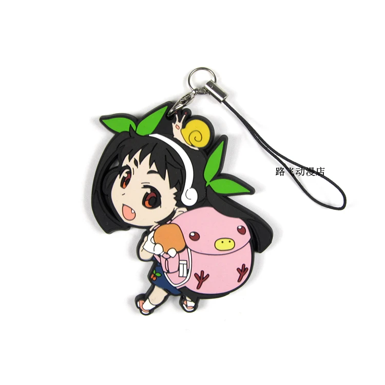 Аниме модель Nisemonogatar резиновый брелок Oshino Shinobu Hachikuji Mayoi Kanbaru Suruga фигурка кулон