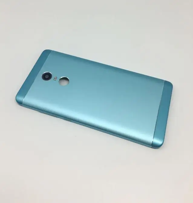Синий Крышка аккумулятора для Xiaomi Redmi Note 4 Global/Note 4X задний Чехол металлический задний корпус сменный части - Цвет: Синий