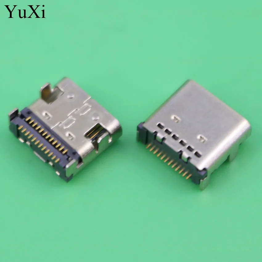 

YuXi 1x New 24 pin Type C USB Female Jack C micro USB 3.1 Power jack socket Connector Charge charging Dock port Plug Hot