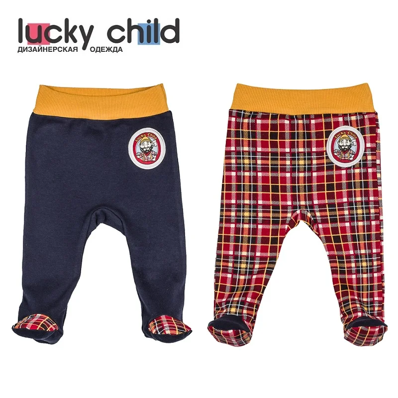 Ползунки Lucky Child с начёсом для мальчиков арт. 27 4f 1 шт (Мужички) [сделано в России