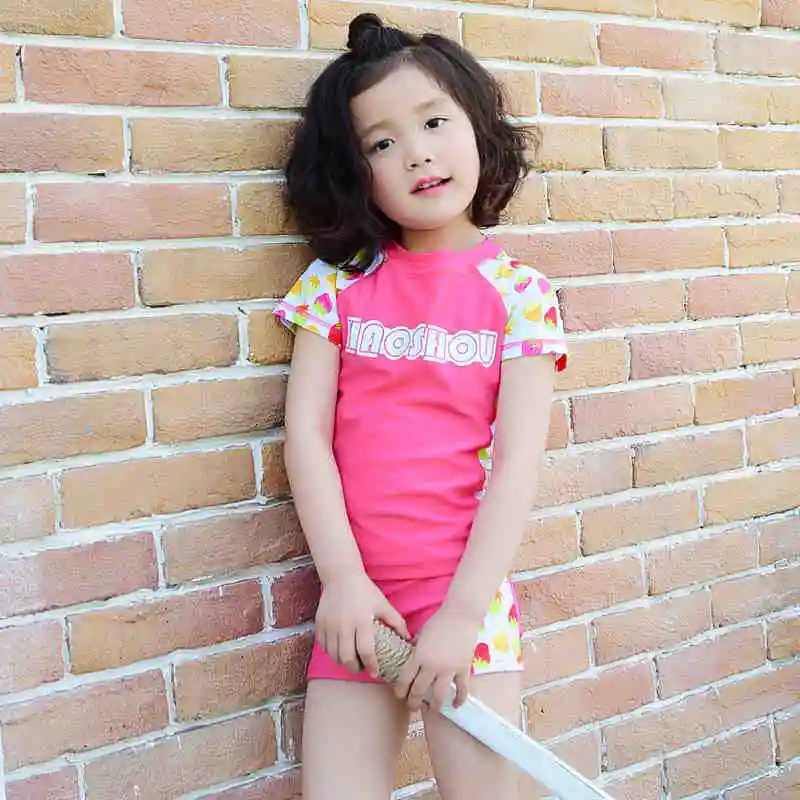 Детский купальный костюм из двух предметов купальные костюмы для девочек с