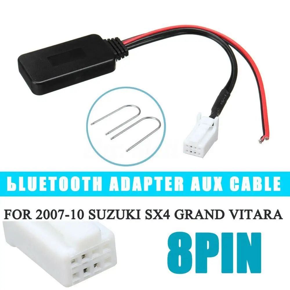 Bluetooth 4 0 Aux кабель аудиоприемник беспроводной музыкальный стерео адаптер для Suzuki