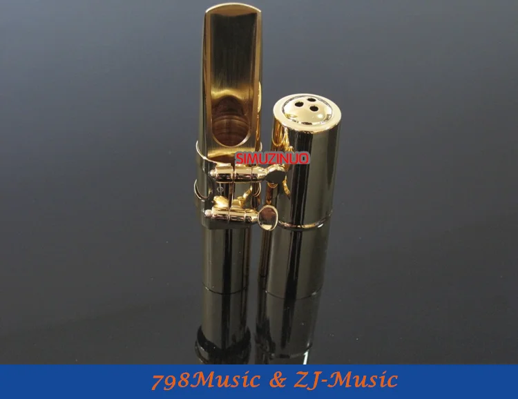 Профессиональный Золотой металлический мундштук баритон саксофон Sax 7 #|baritone