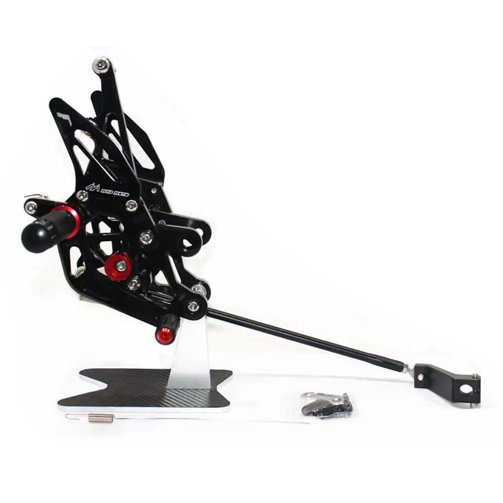 

CNC Adjustable Footrests Foot Pegs Rider Rearsets Foot Rest Pedal For Yamaha FZ1 2006-2016 & FZ8 2010 2011 2012 2013 non-ABS