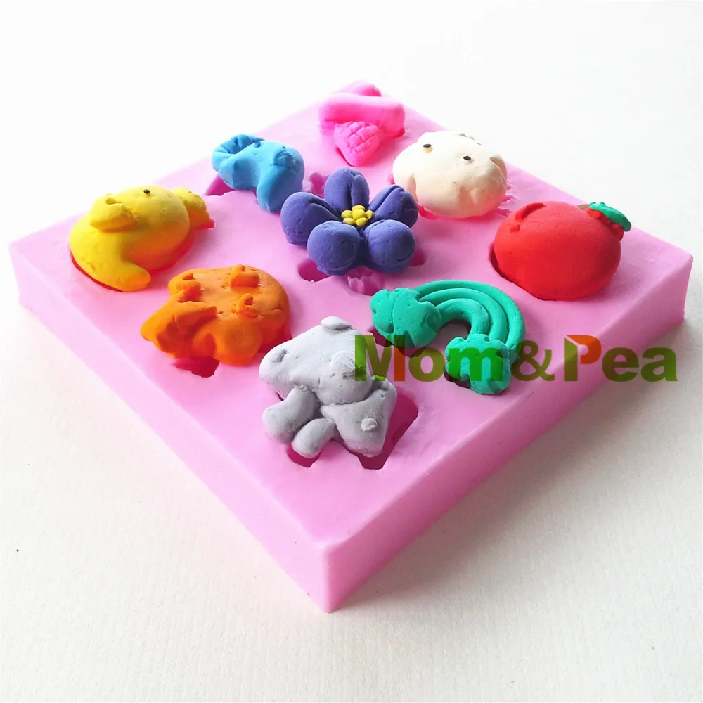 Силиконовая форма для украшения торта Mom &amp Pea 0801 г. Бесплатная доставка