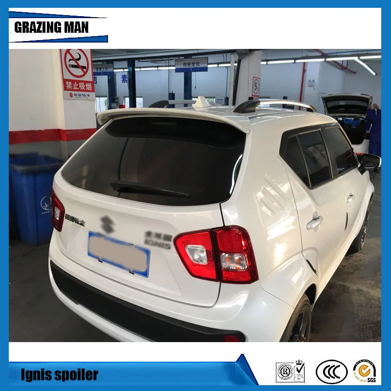 Праймер ABS для SUZUKI Ignis 16 17 18 2016 2017 2018 Окрашенный черный белый цвет задняя крыша