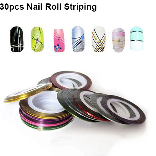 

Nail Art Tool Stamper Scraper Stencil Wraps Nail Removers Files