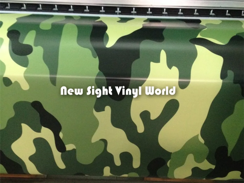 Green Military Camouflage Wrap Jungle Camo Vinyl Sheet Bubble Free Vehicle Size:1.50*30m/Roll | Автомобили и мотоциклы