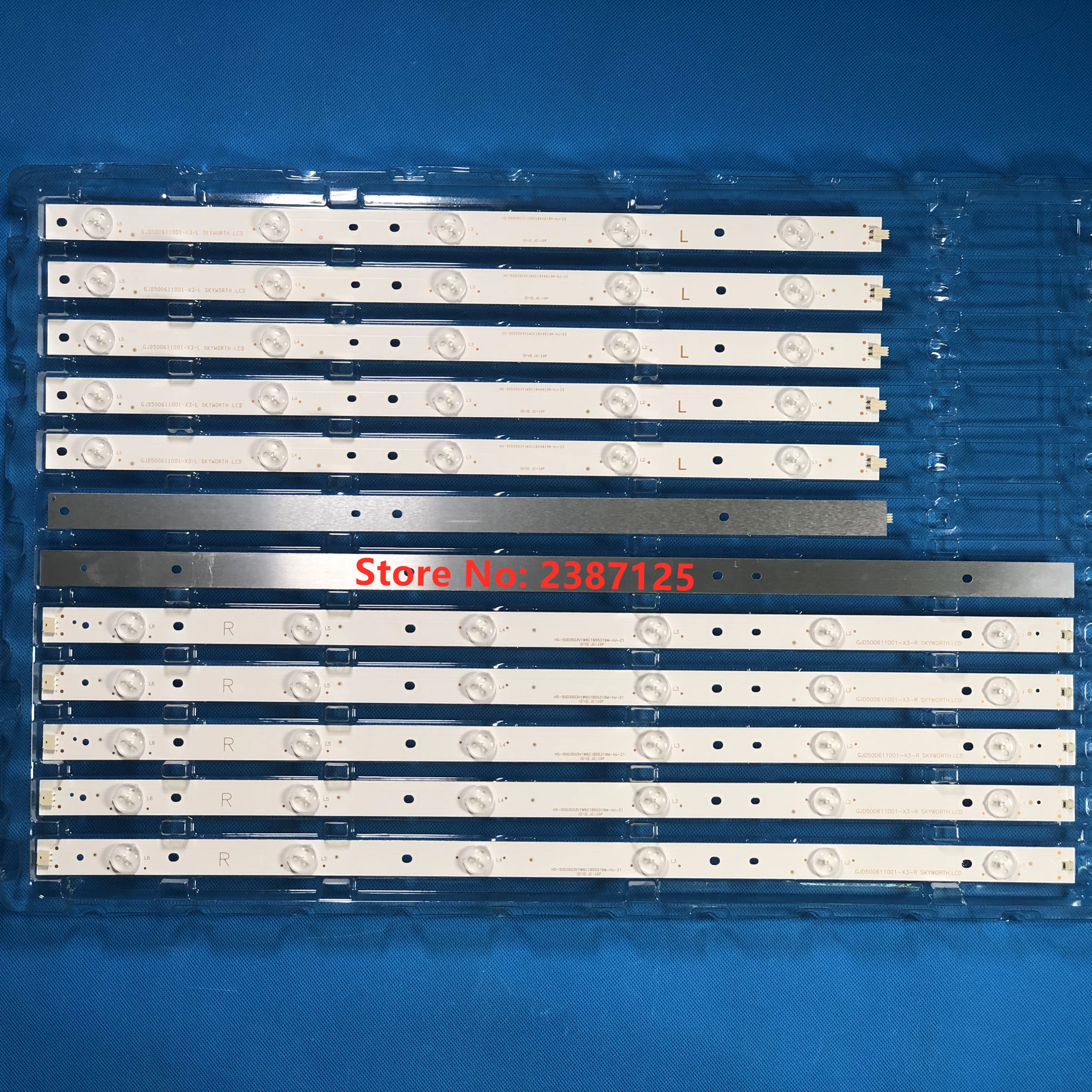 Светодиодный Подсветка полосы для АОС 50 &quotТВ LC 50LB261U YX 50018014 500TT26 50PUF6061/T3 50PFL6340/T3