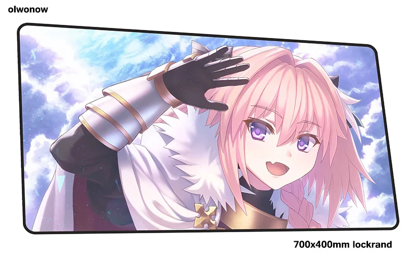 Size 700x400x3mm Fate Apocrypha коврик для мыши 700x400x3 мм Самый дешевый игровой коврик для геймера большая игровая компьютерная настольная клавиатура со встроенной мышью игровые коврики - Цвет: Size 700x400x3mm
