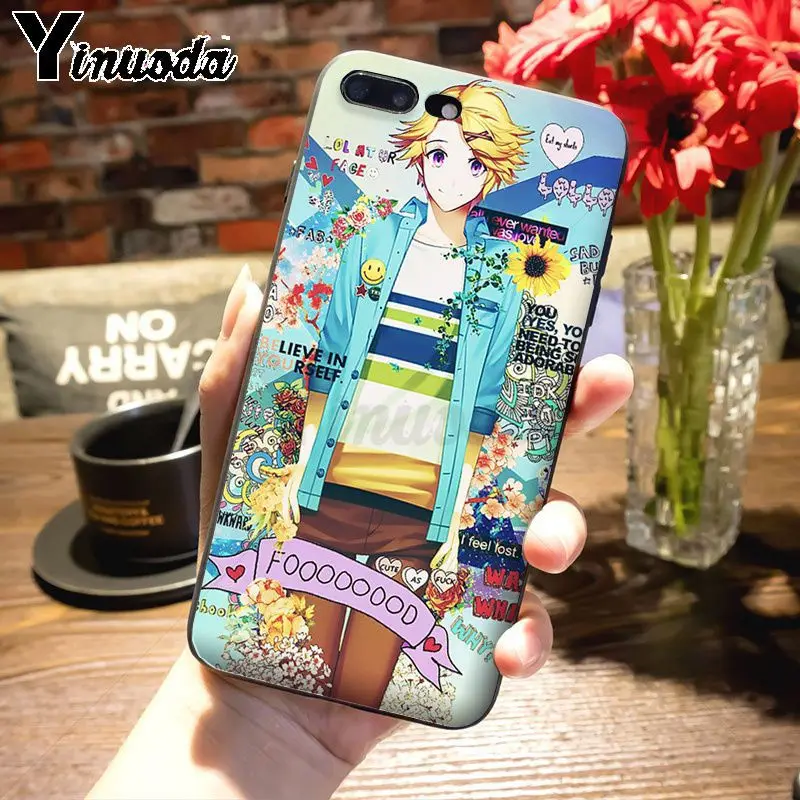 Yinuoda 707 Mystic Messenger Роскошный Гибридный чехол для телефона Apple iPhone 8 7 6 6S Plus X 5S 11pro SE 12pro